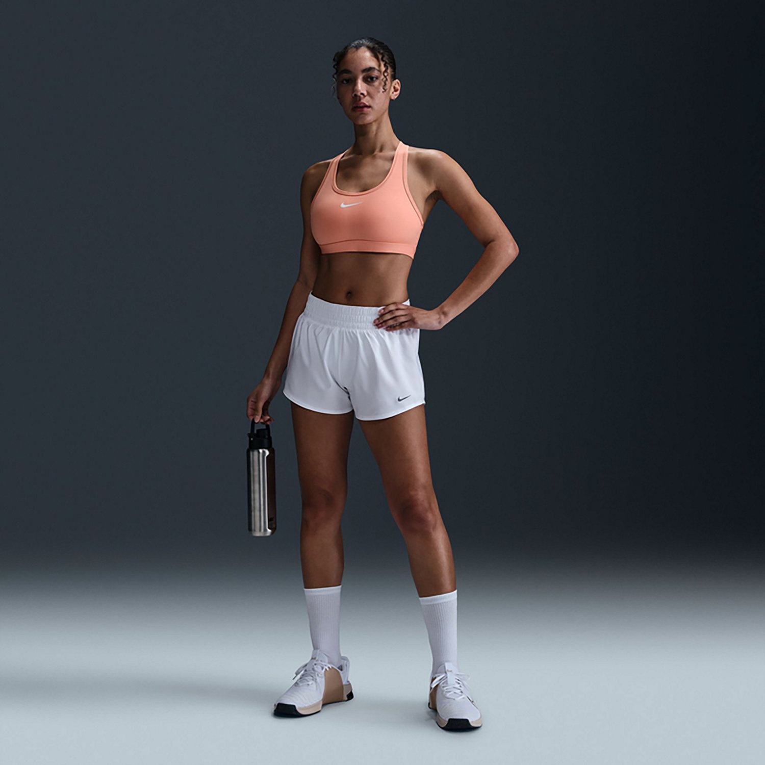 Nike Women's Swoosh Padded Medium Support Sports Bra - view number 4