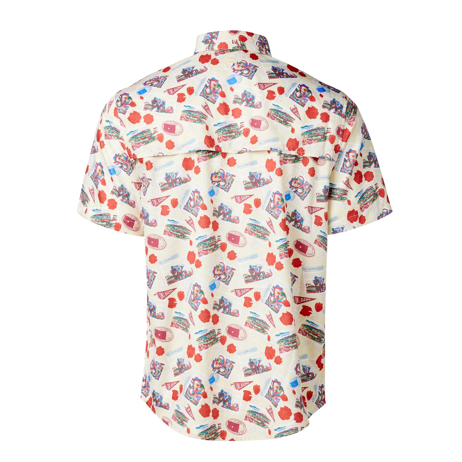 Magellan Outdoors Men's Oklahoma Local State Print Shirt - view number 4