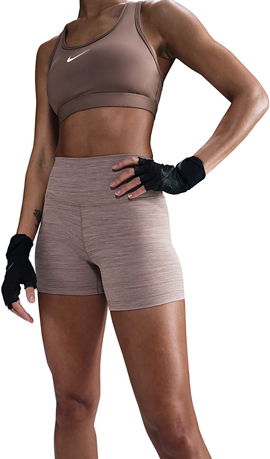 Nike Women's Dri-FIT One High Waisted Biker Shorts 5 in - view number 3