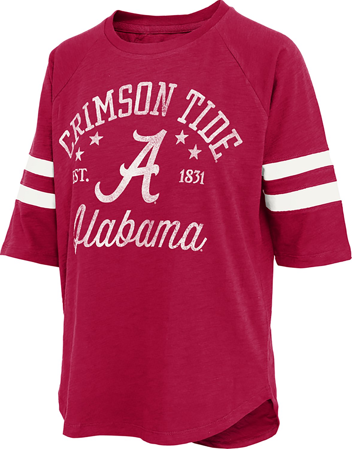 Three Square Women's University of Alabama Harlow Vintage Crop T-shirt