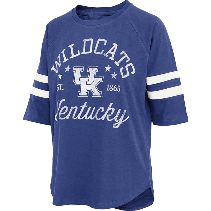 Three Square Womens University of Kentucky Harlow Waist Length Vintage Tshirt