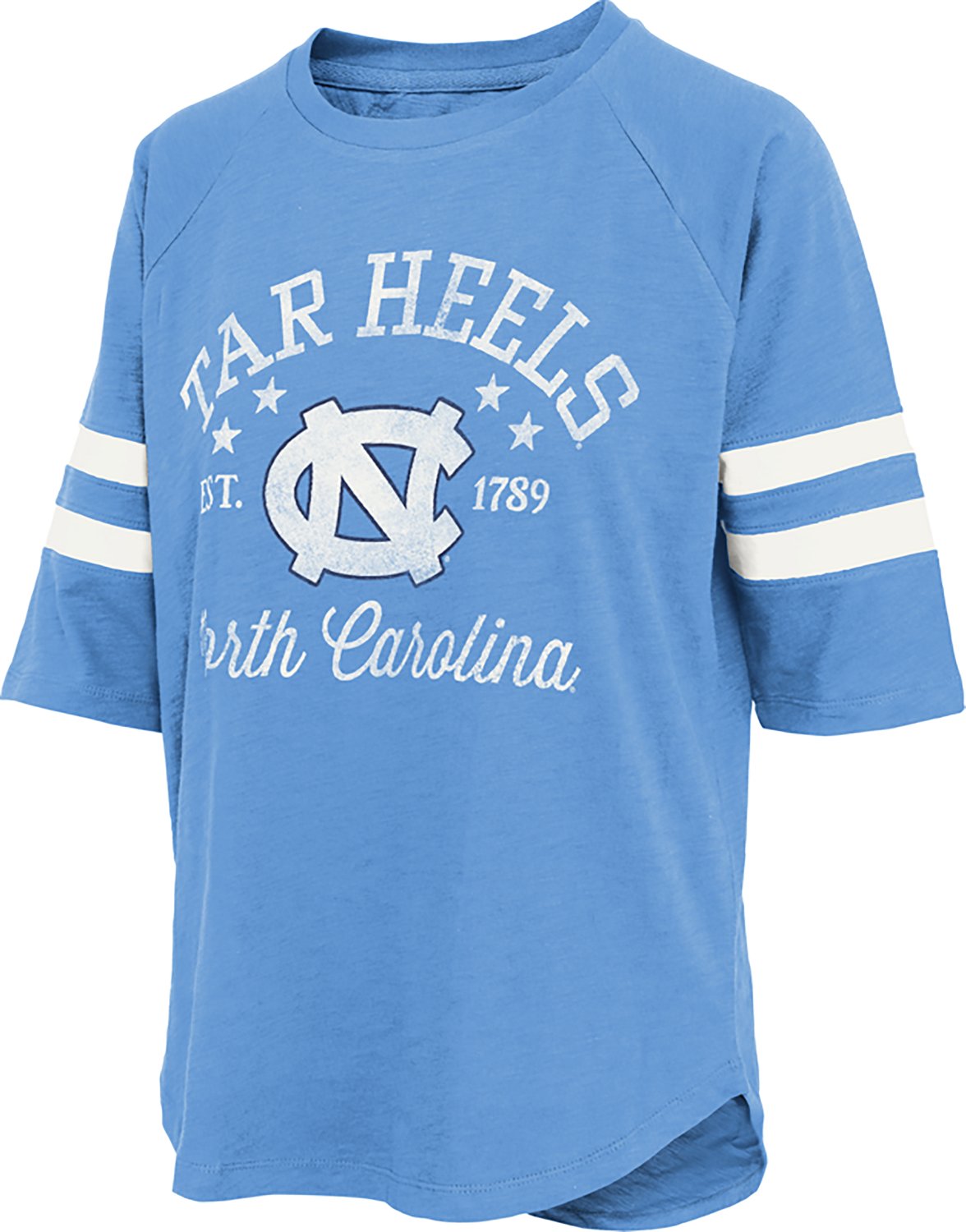 Three Square Women's University of North Carolina Harlow Waist Length Vintage T-shirt