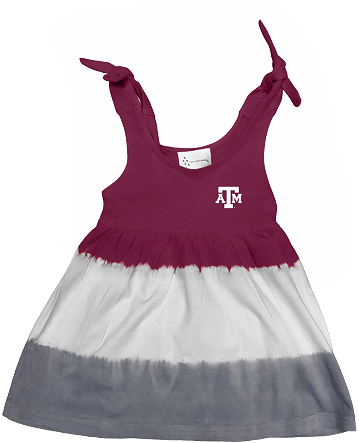 Two Feet Ahead Toddler Girls' Texas A&M University Tie Dye Sundress - view number 1