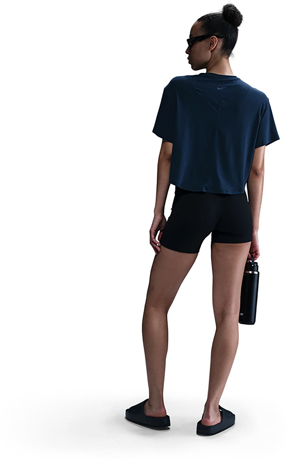 Nike Women's One Relaxed Dri-FIT Cropped Short-Sleeve Top - view number 2