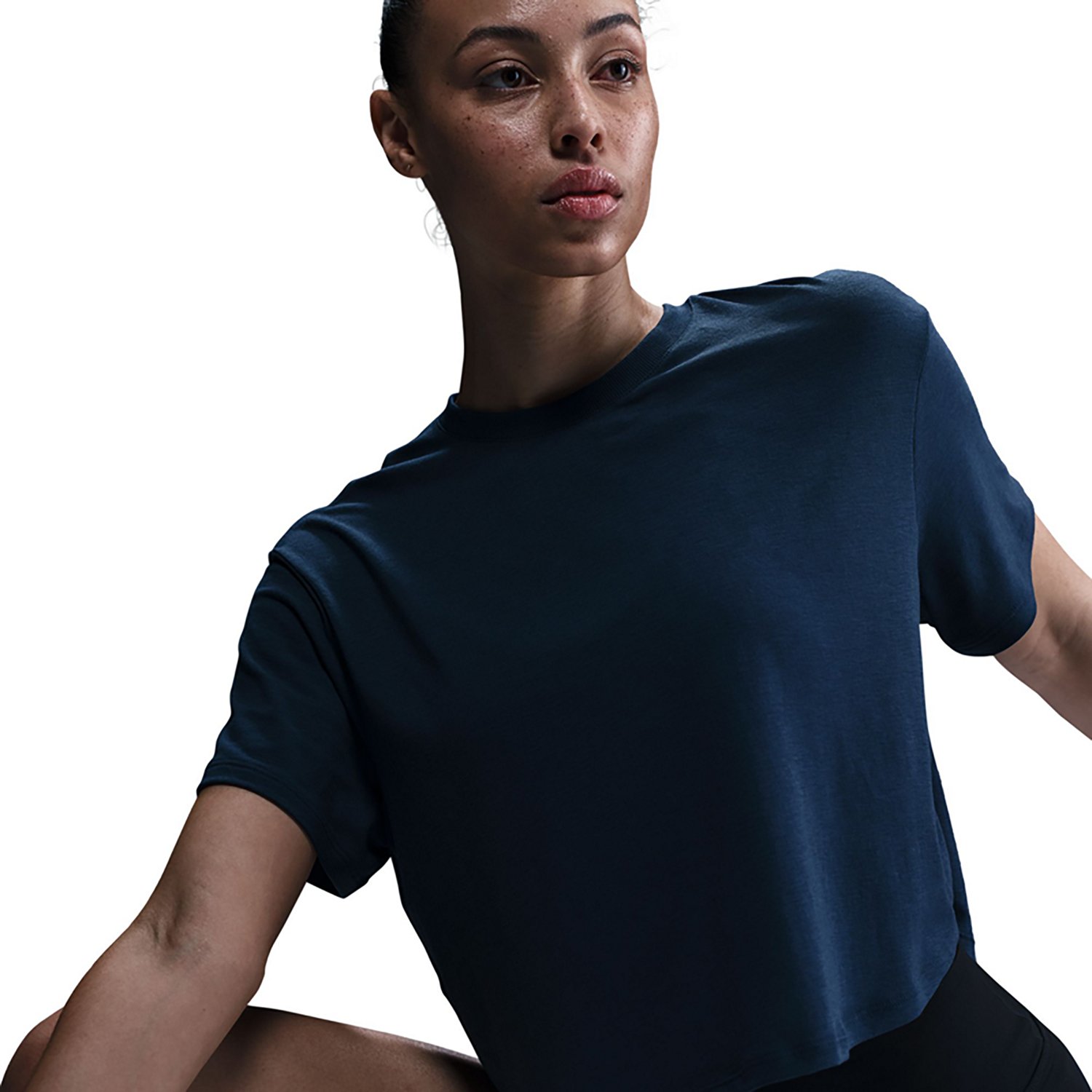 Nike Women's One Relaxed Dri-FIT Cropped Short-Sleeve Top - view number 3