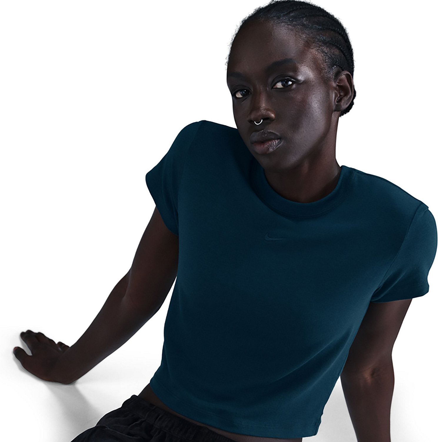 Nike Women's Sportswear Chill Knit Cropped T-shirt - view number 3