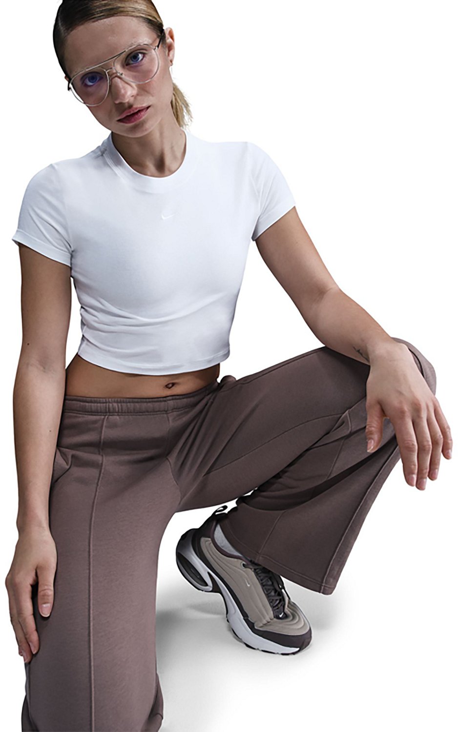 Nike Women's Sportswear Chill Knit Cropped T-shirt - view number 4