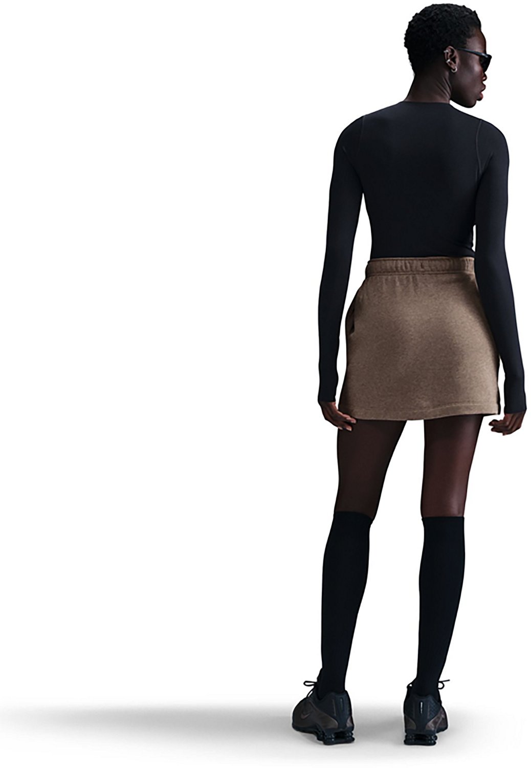 Nike Women's Sportswear Club Fleece Mid Rise Skirt - view number 2