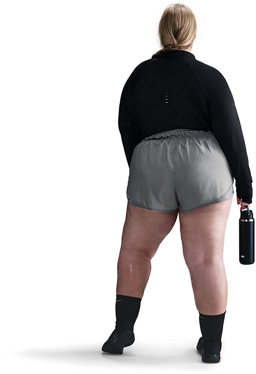 Nike Women's Tempo Dri-FIT Mid Rise Plus Size Running Shorts 3 in - view number 2