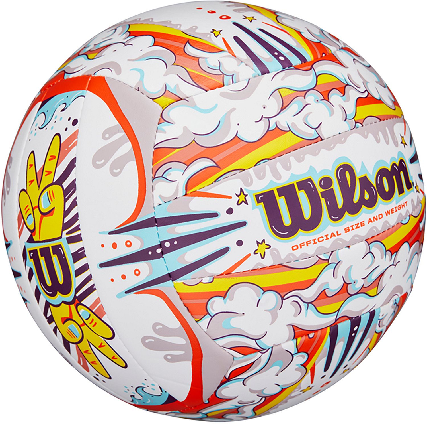 Wilson Peace Graphic Recreational Outdoor Volleyball                                                                             - view number 2