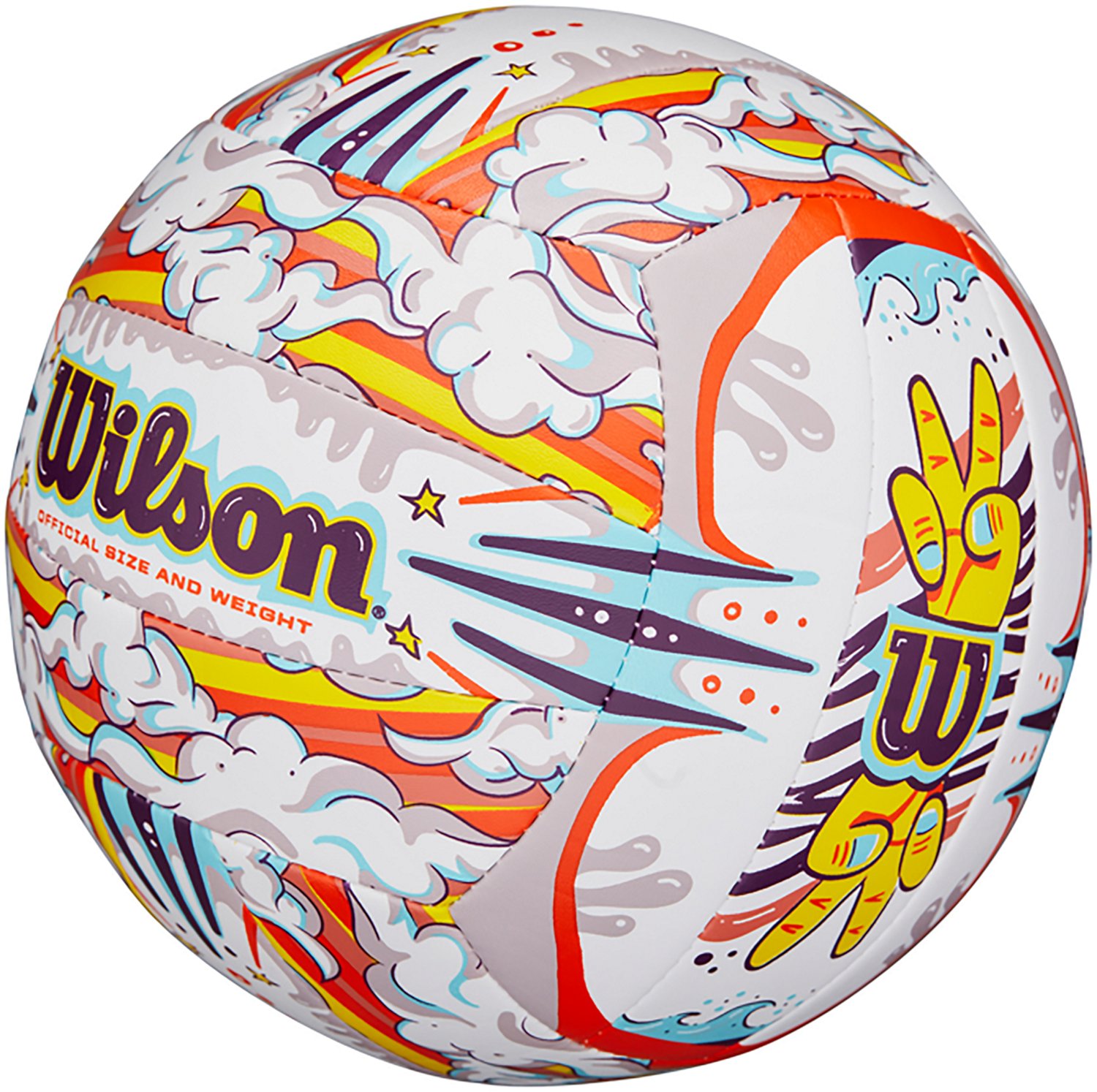 Wilson Peace Graphic Recreational Outdoor Volleyball                                                                             - view number 3
