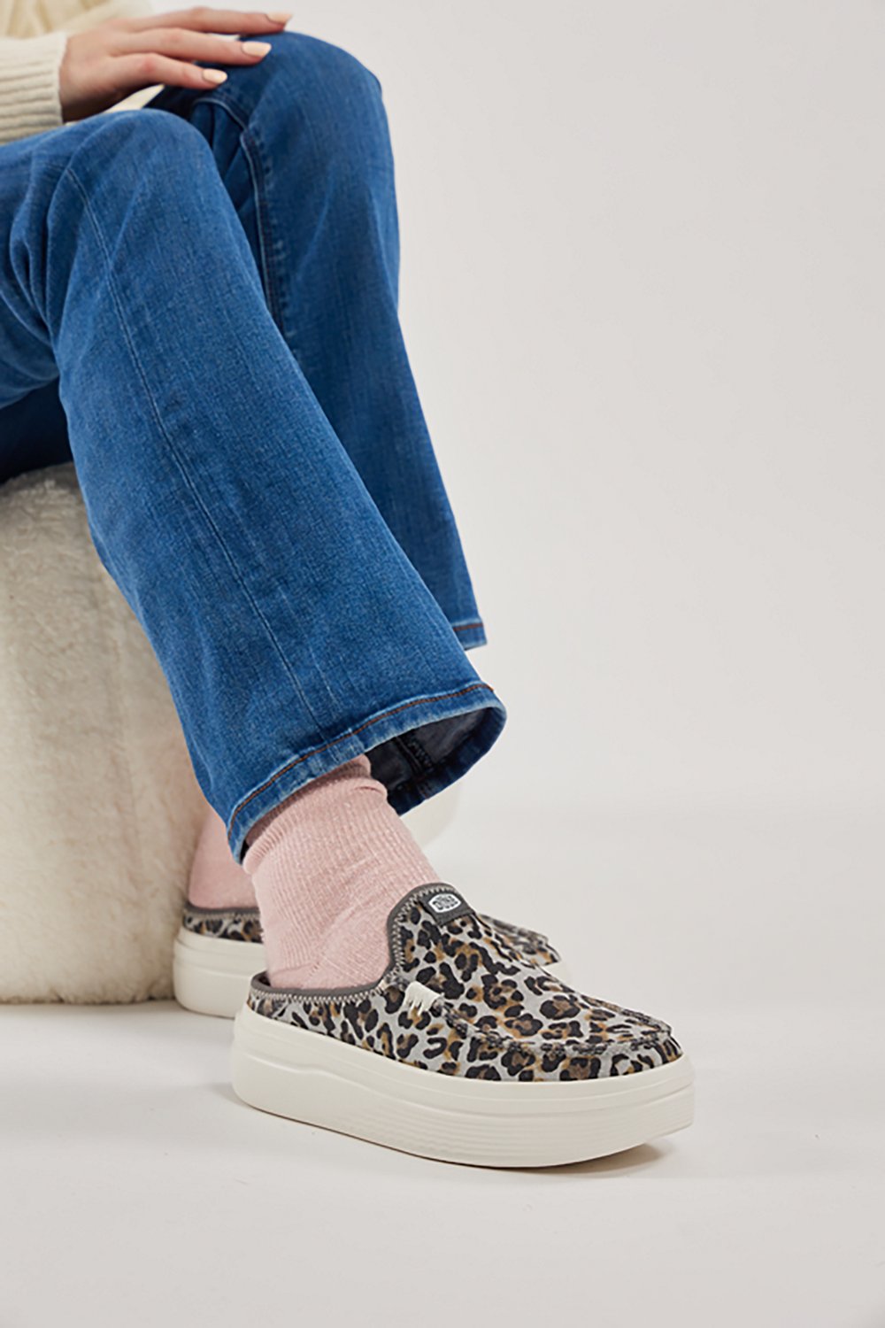HEYDUDE Women's Wendy Austin Lift Classic Leopard Slip-on Shoes                                                                  - view number 8