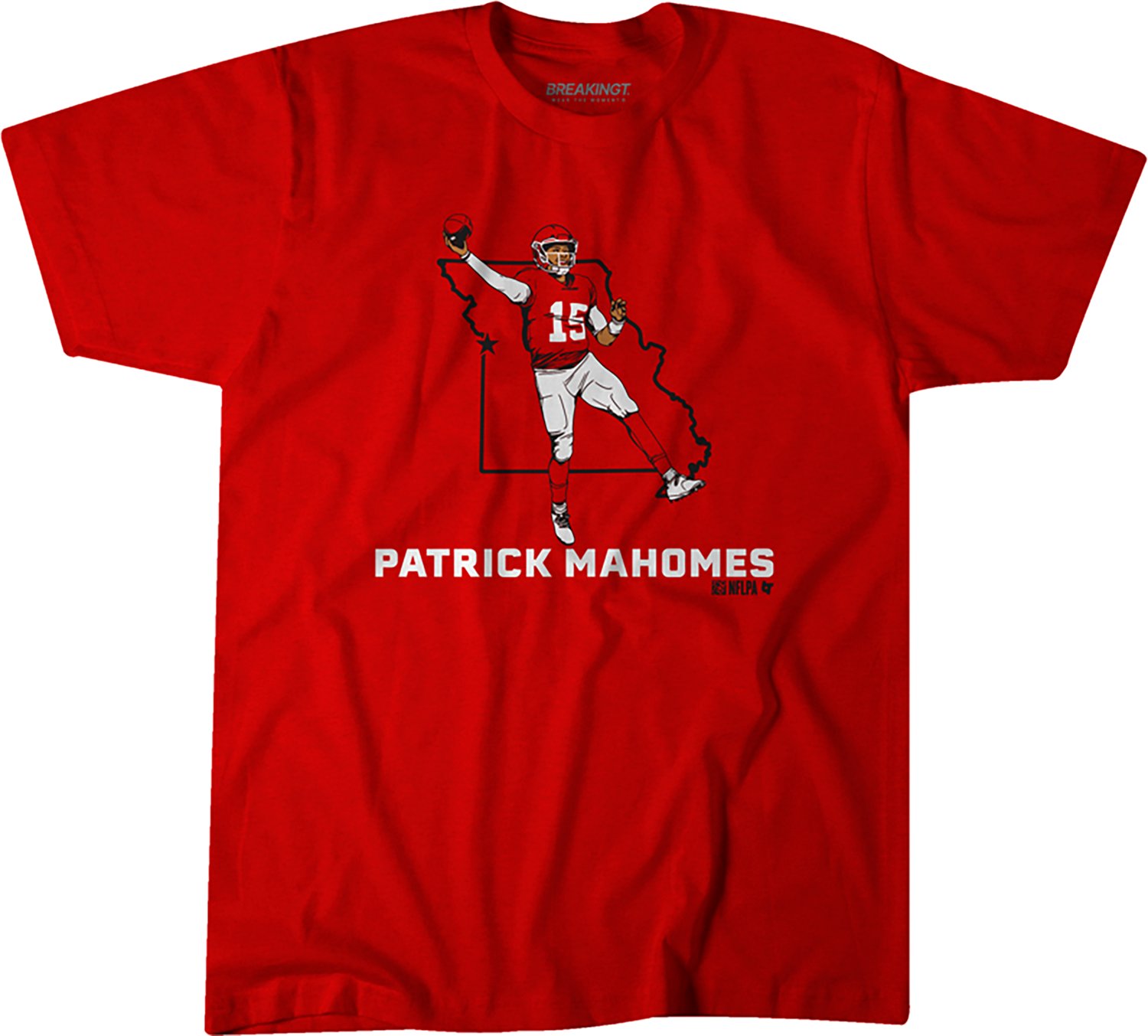 BreakingT Men's Kansas City Chiefs Mahomes State Star T-shirt - view number 1