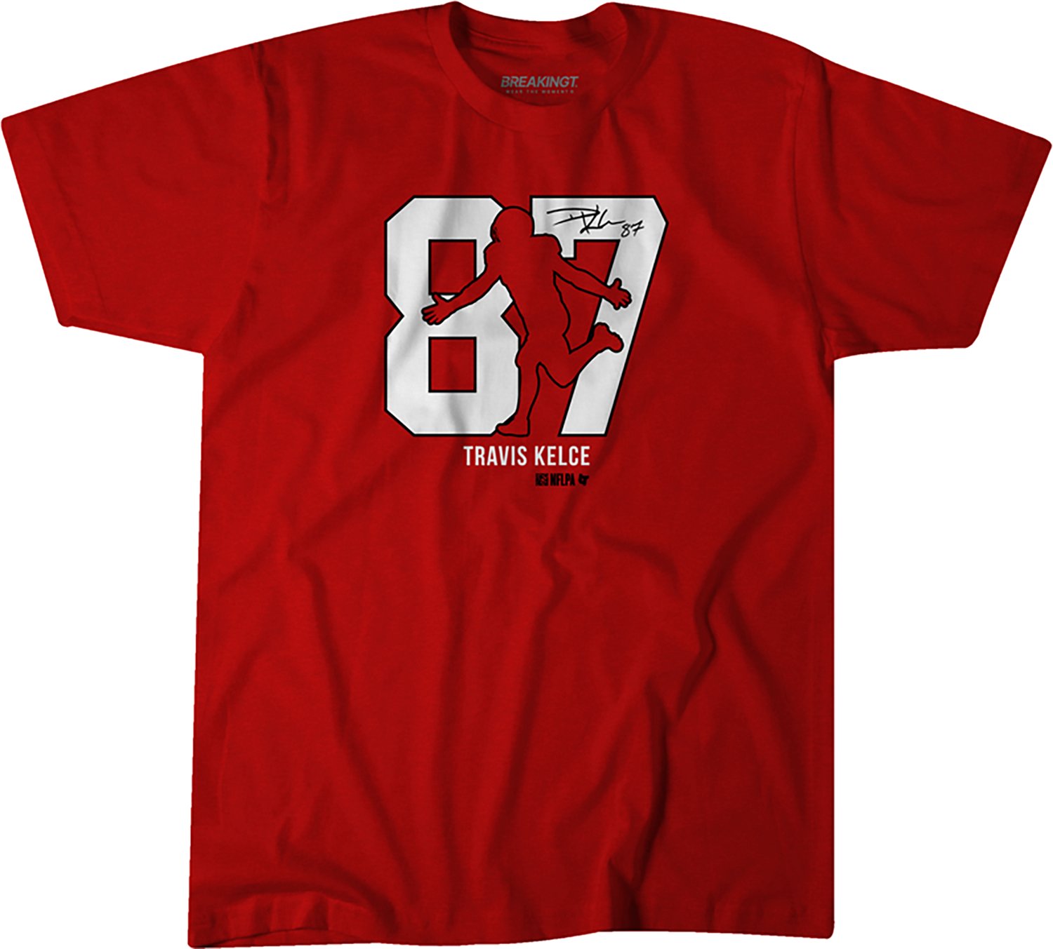 BreakingT Men's Kansas City Chiefs Kelce Action Number Silo T-shirt - view number 2