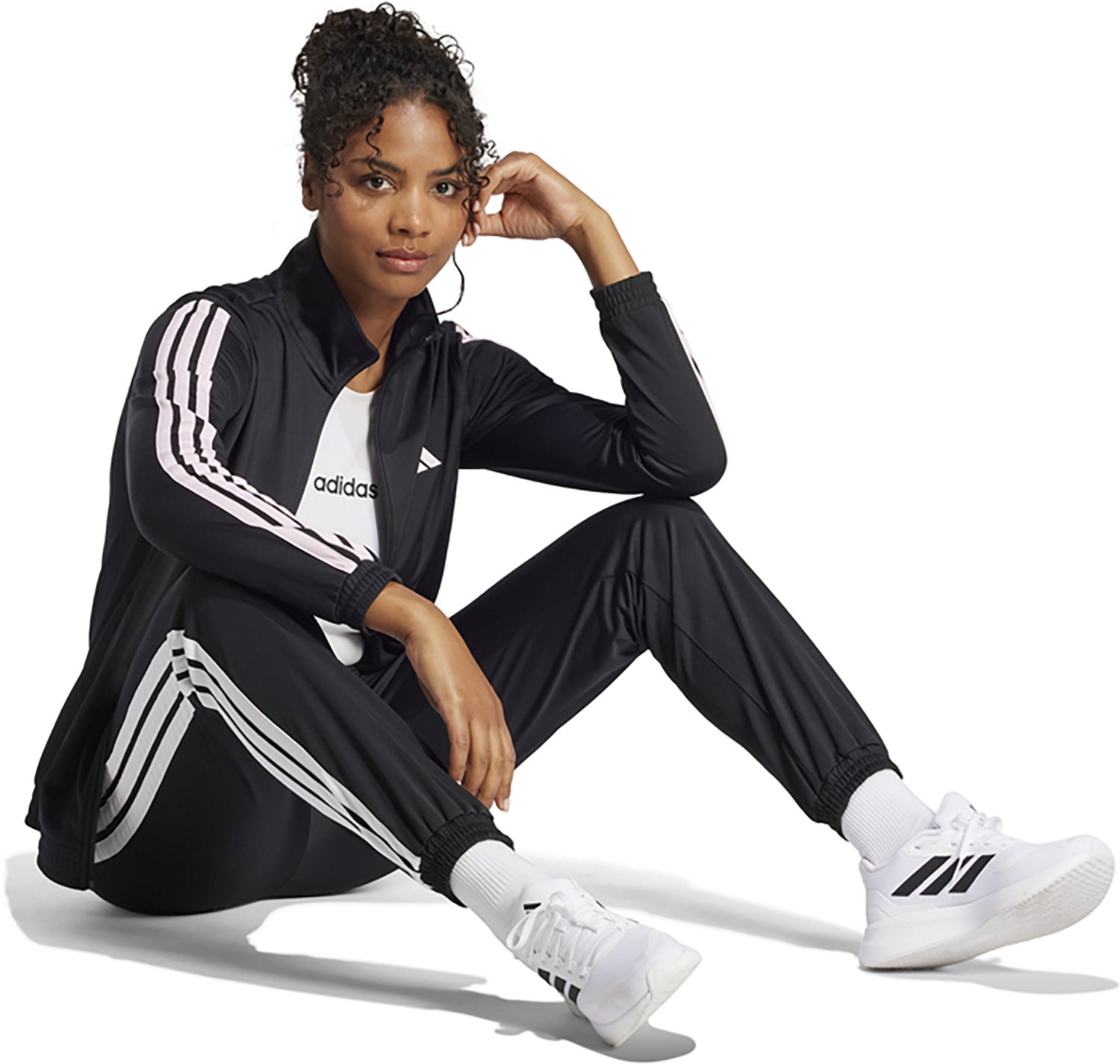 adidas Women's Tricot 3-Stripes Track Pants - view number 3