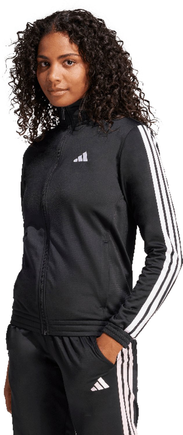 adidas Women's Tricot 3-Stripes Track Top - view number 2