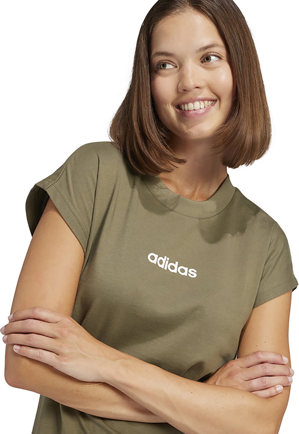 adidas Women's Essentials Linear T-shirt - view number 4