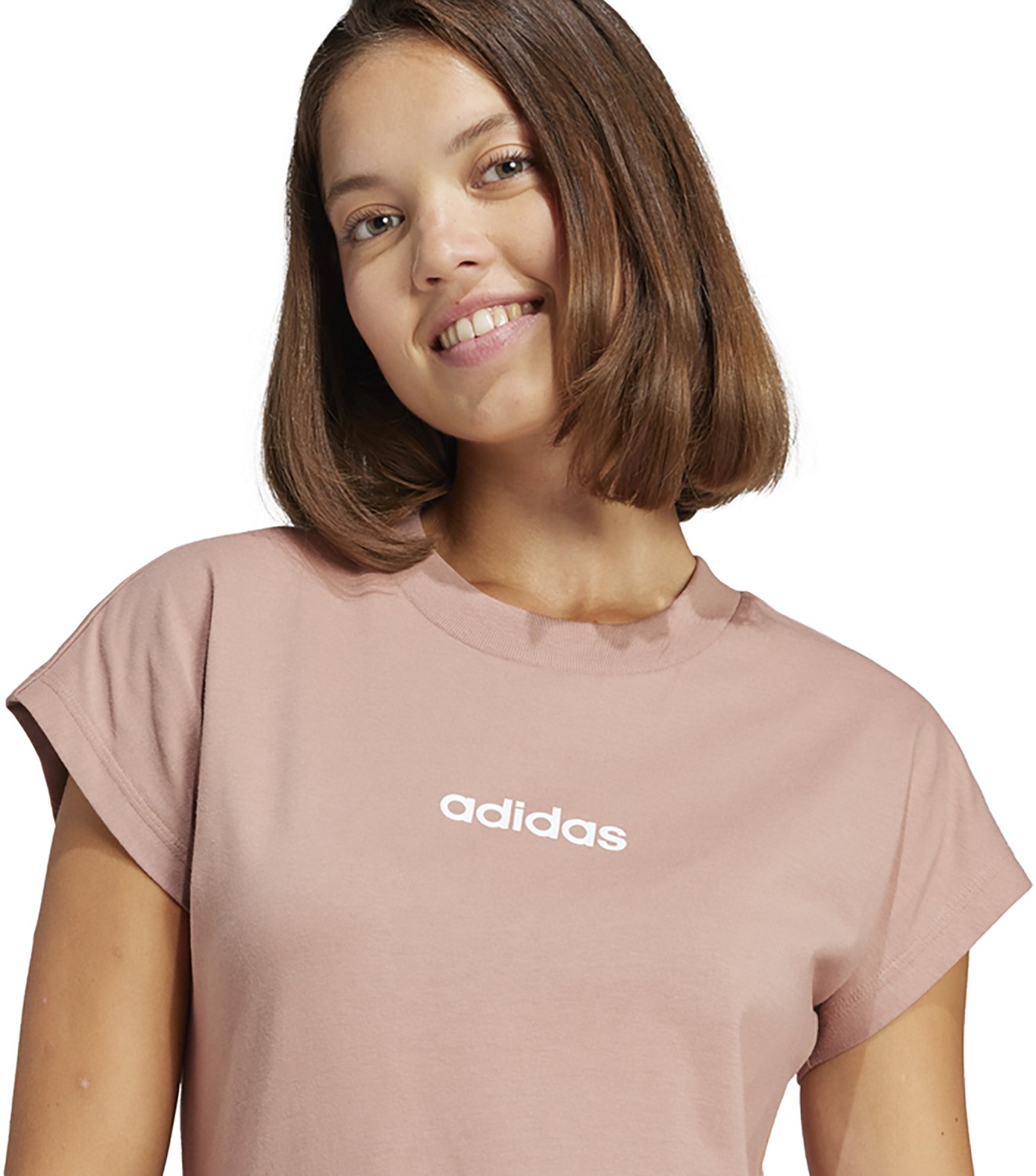 adidas Women's Essentials Linear T-shirt - view number 4