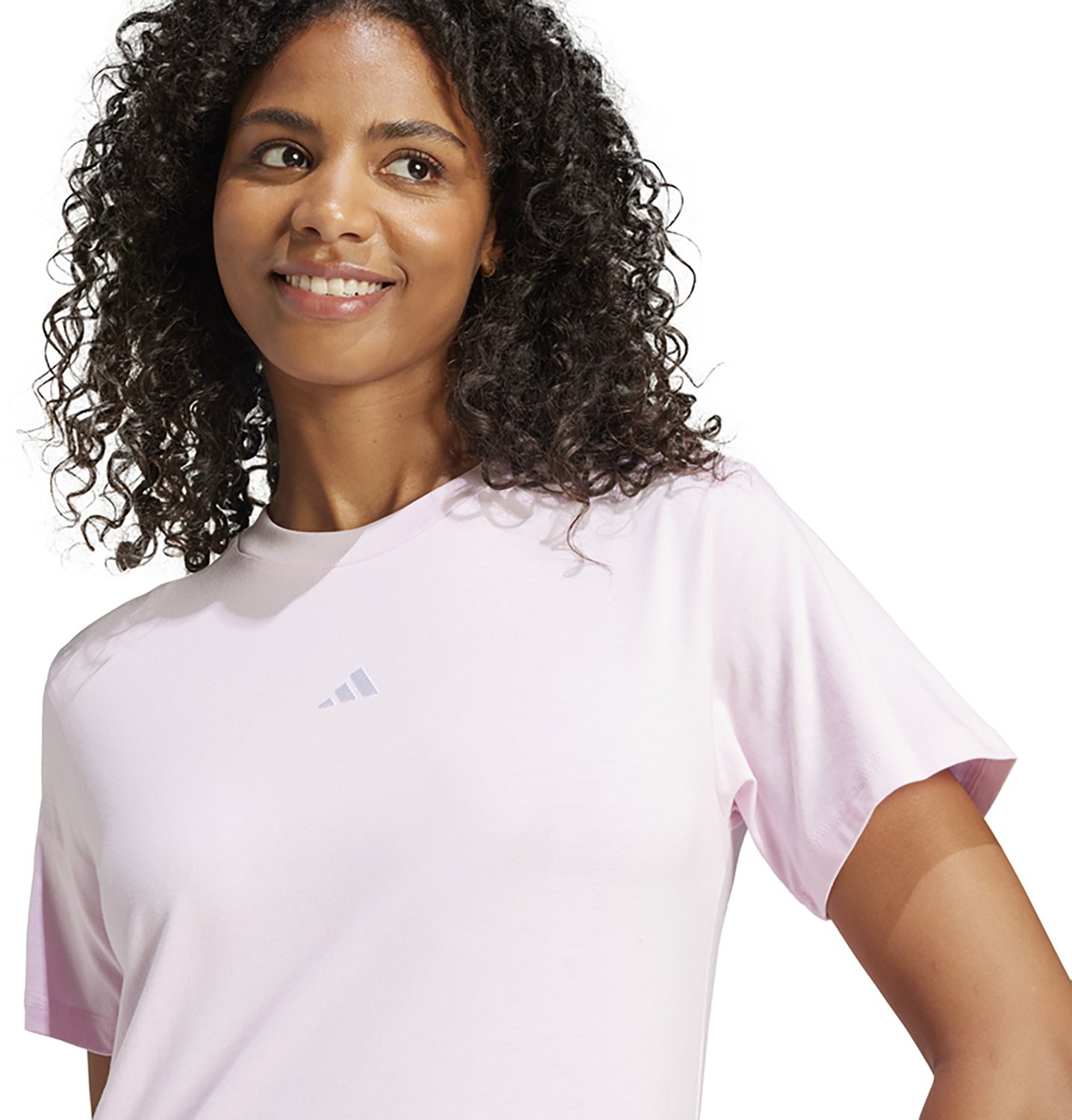 adidas Women's Essentials Small Logo Cotton T-shirt                                                                              - view number 4