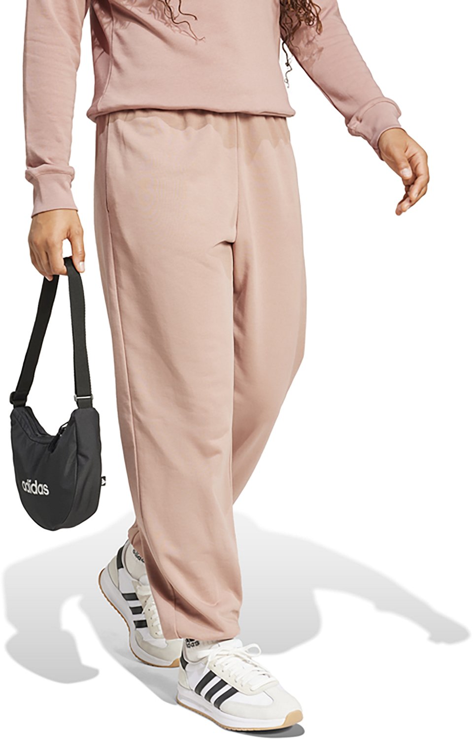 adidas Women's Essentials Small Logo French Terry Cuffed Pants - view number 3