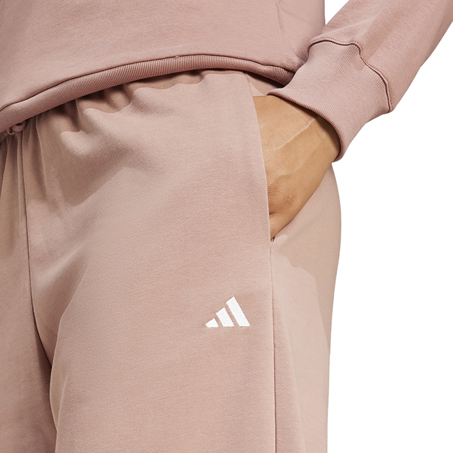 adidas Women's Essentials Small Logo French Terry Cuffed Pants - view number 4