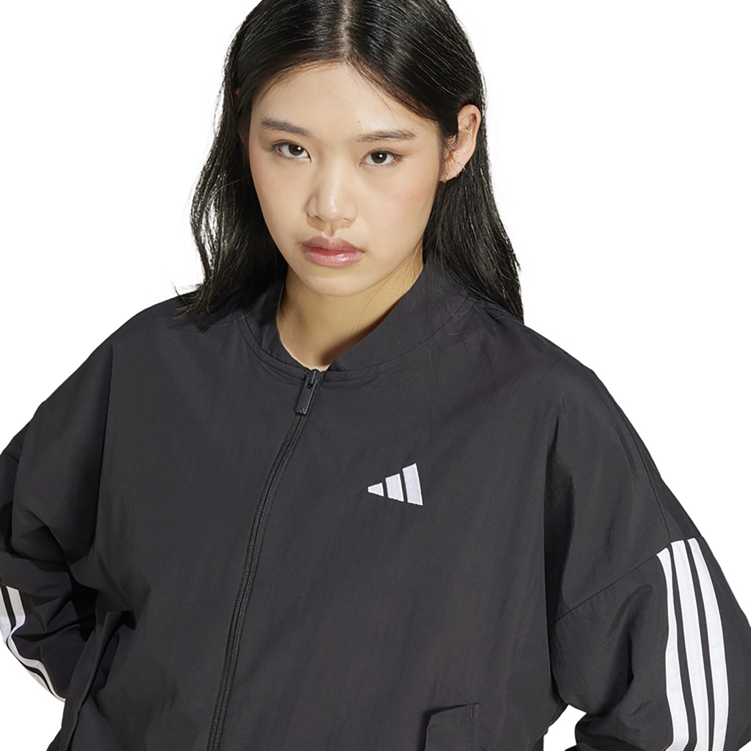 【美品】adidas BOMBER JACKET BLACK 仲里依紗 新品】adidas BOMBER JACKET BLACK 仲里依紗 re.