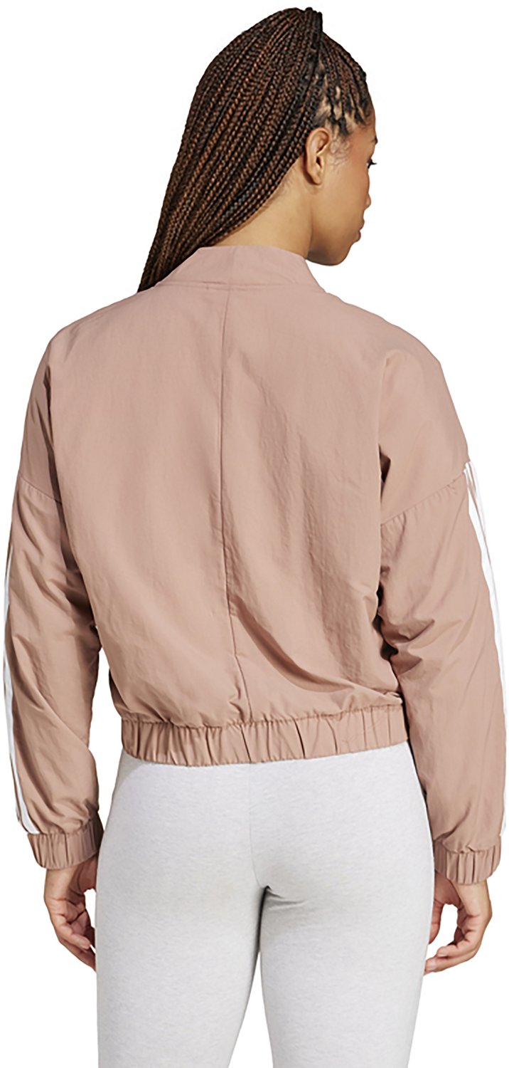 adidas Women's Essentials 3-Stripes Woven Bomber Jacket - view number 2