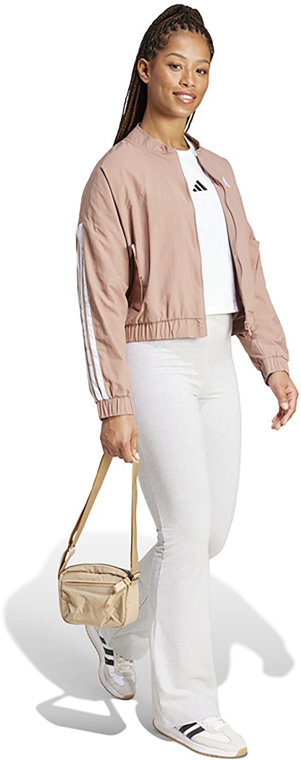 adidas Women's Essentials 3-Stripes Woven Bomber Jacket - view number 3