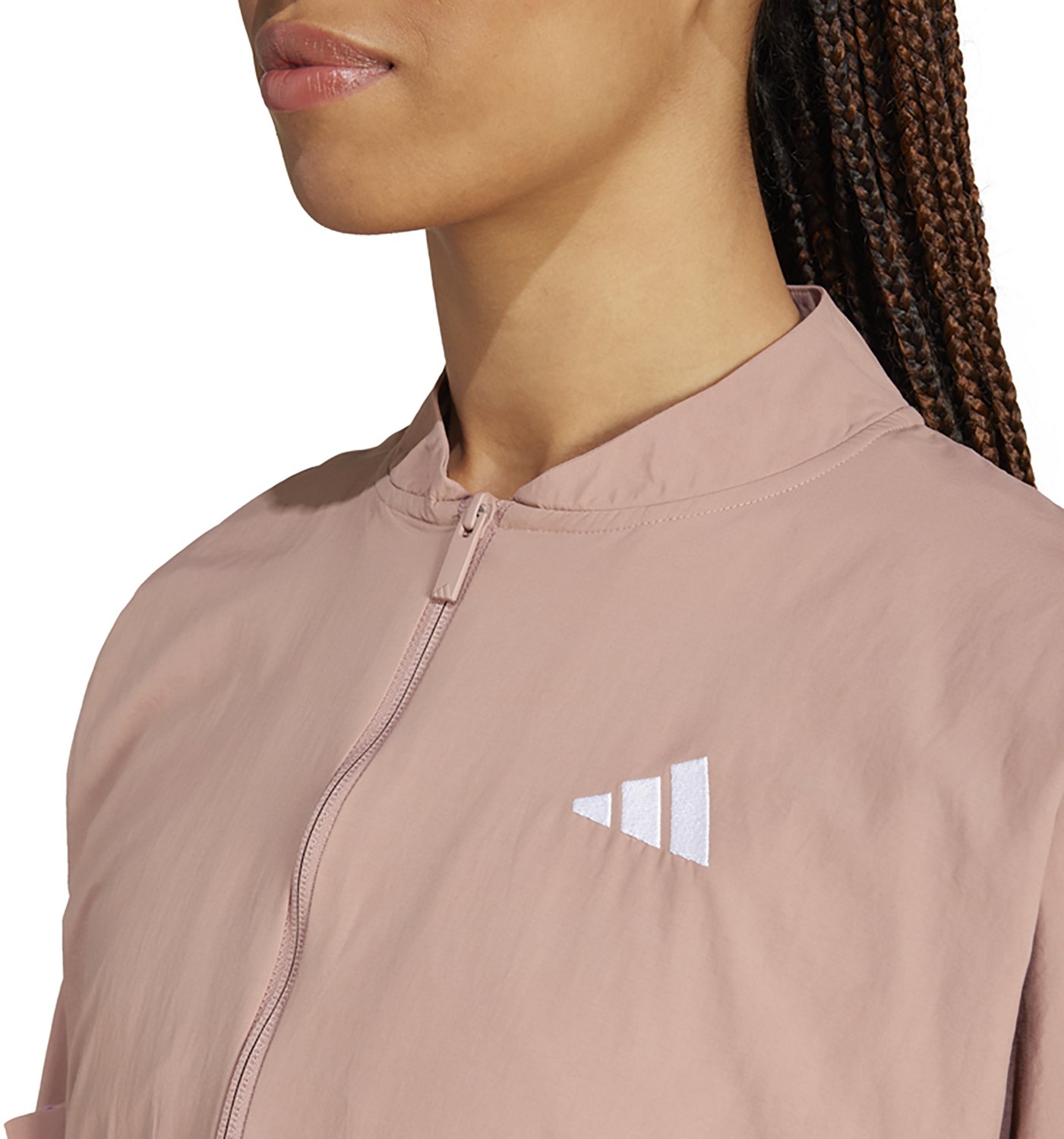 adidas Women's Essentials 3-Stripes Woven Bomber Jacket - view number 4