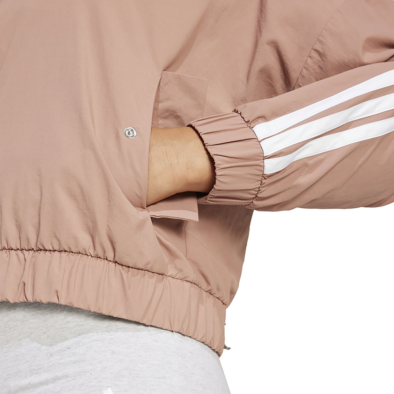 adidas Women's Essentials 3-Stripes Woven Bomber Jacket - view number 5