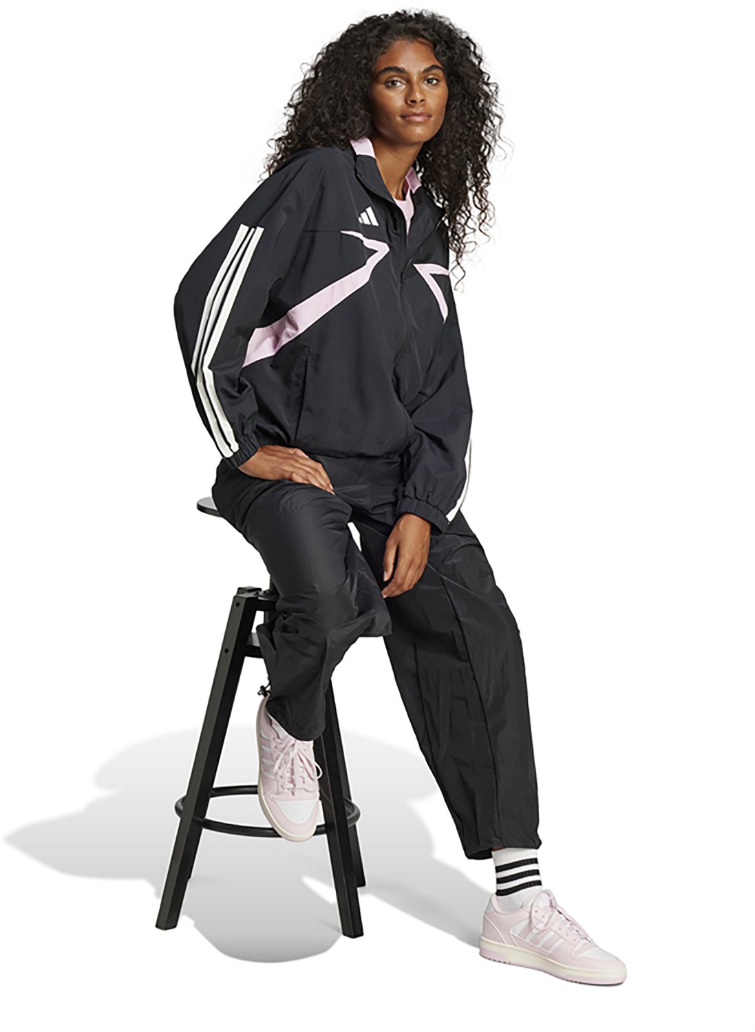 adidas Women's Tiro Cut 3-Stripes Colorblock Woven Track Jacket - view number 3