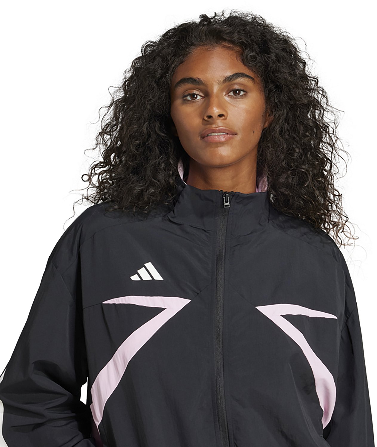 adidas Women's Tiro Cut 3-Stripes Colorblock Woven Track Jacket - view number 4