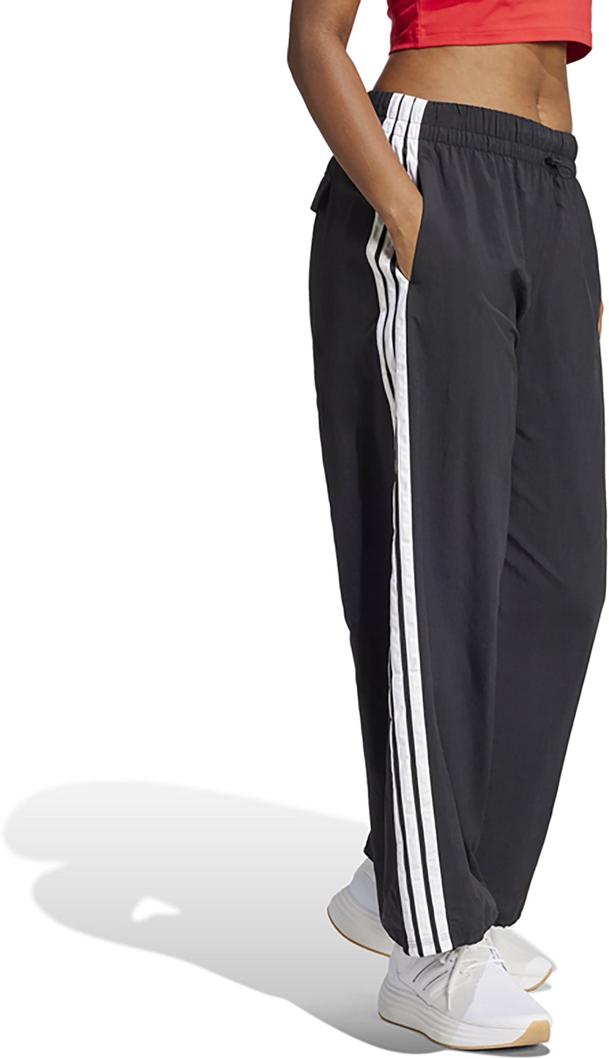 adidas Women's Essentials 3-Stripes Woven Parachute Pants                                                                        - view number 3