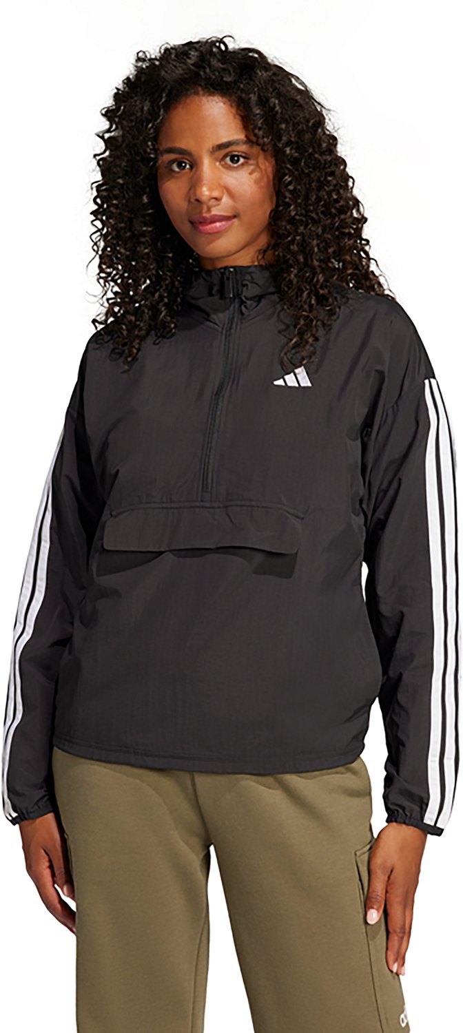 adidas Women's 3-Stripes Woven Windbreaker - view number 2