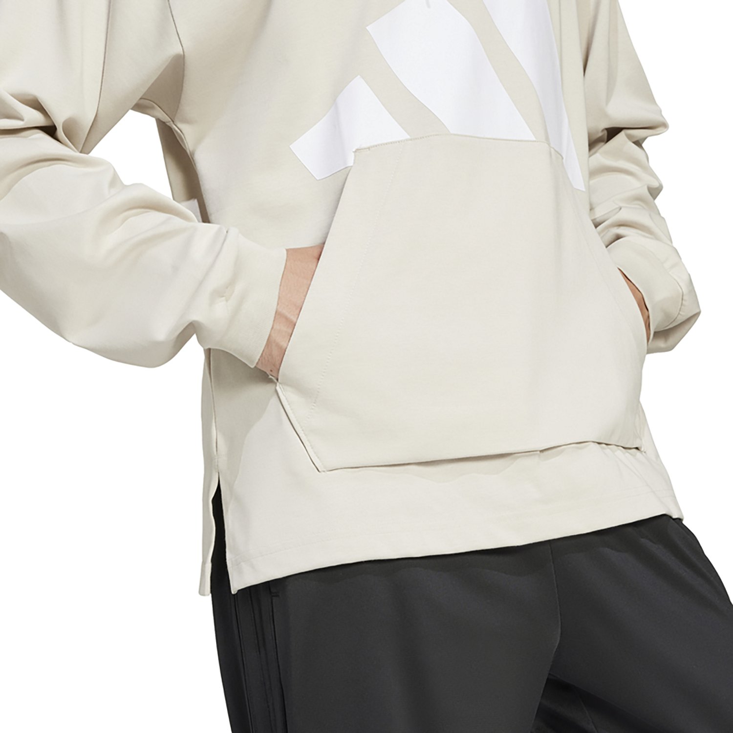 adidas Men's Essentials Big Logo Single Jersey Hoodie - view number 4