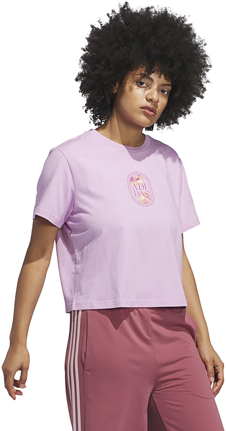 adidas Women's Jet Set Palms Graphic T-shirt - view number 3