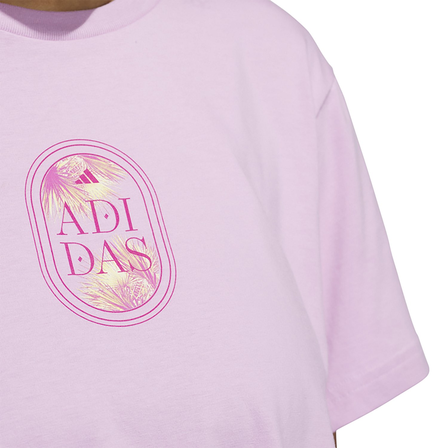 adidas Women's Jet Set Palms Graphic T-shirt - view number 4