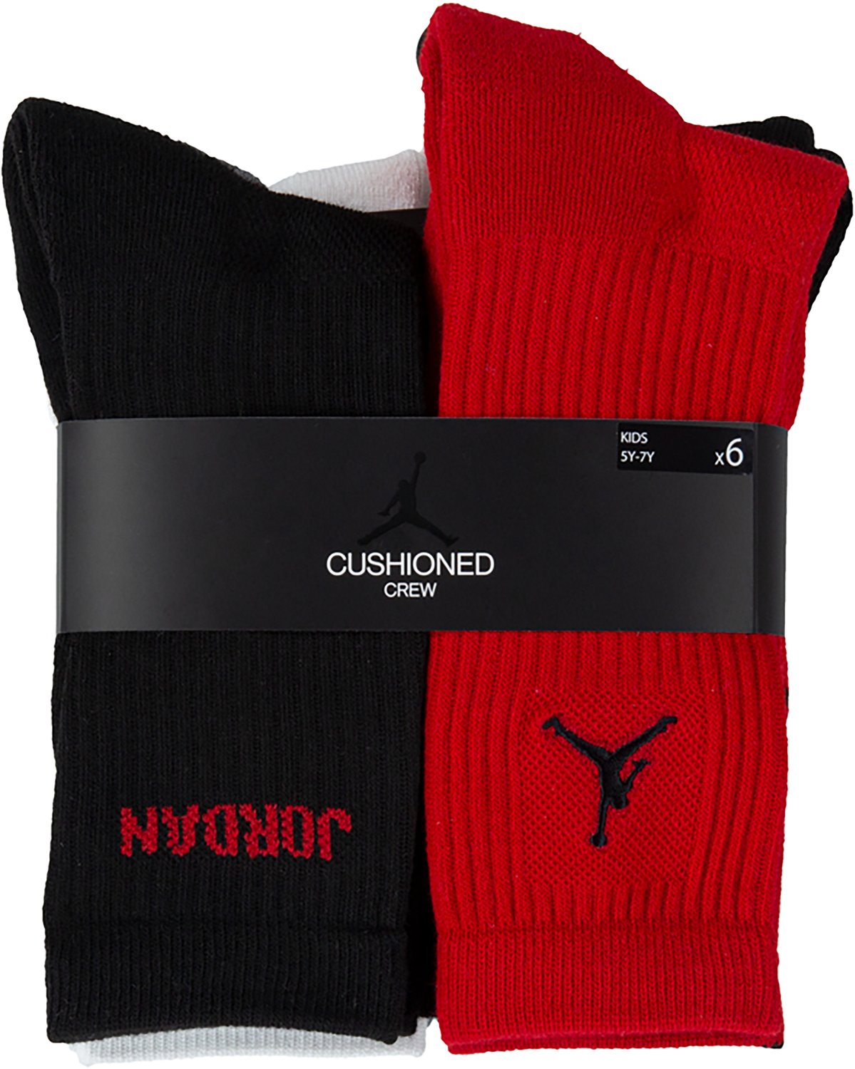 Jordan Kid's Legend Crew Socks 6-Pack - view number 4