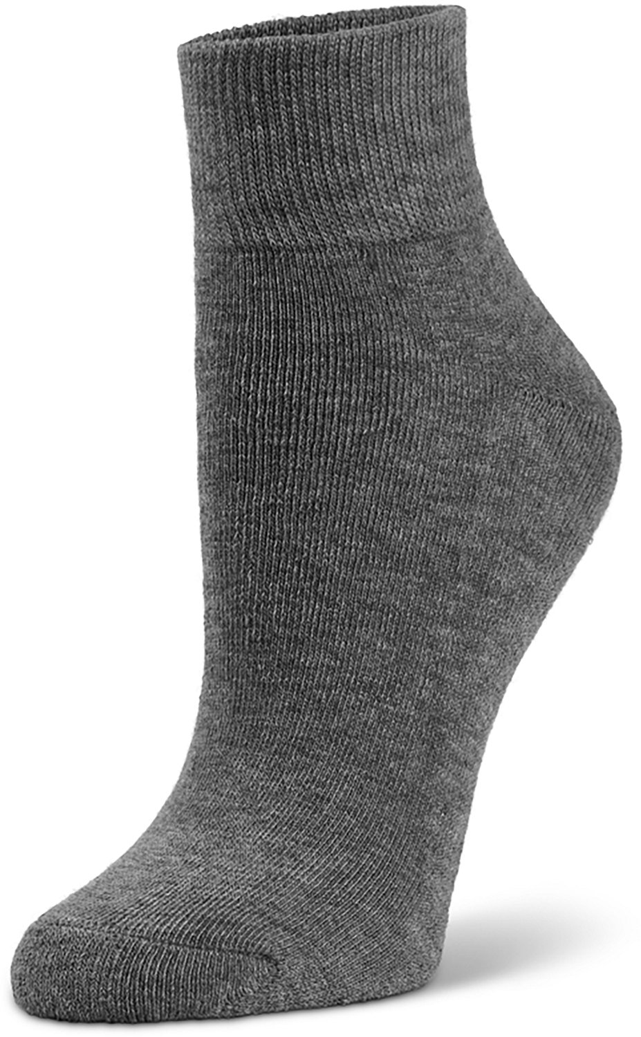 BCG Adults' Basic Quarter Socks 6 Pack
