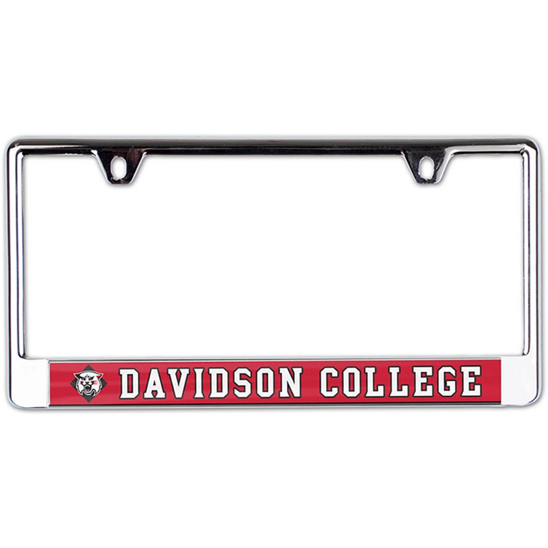 WinCraft Davidson College Metallic License Plate Frame - NCAA Novelty at Academy Sports