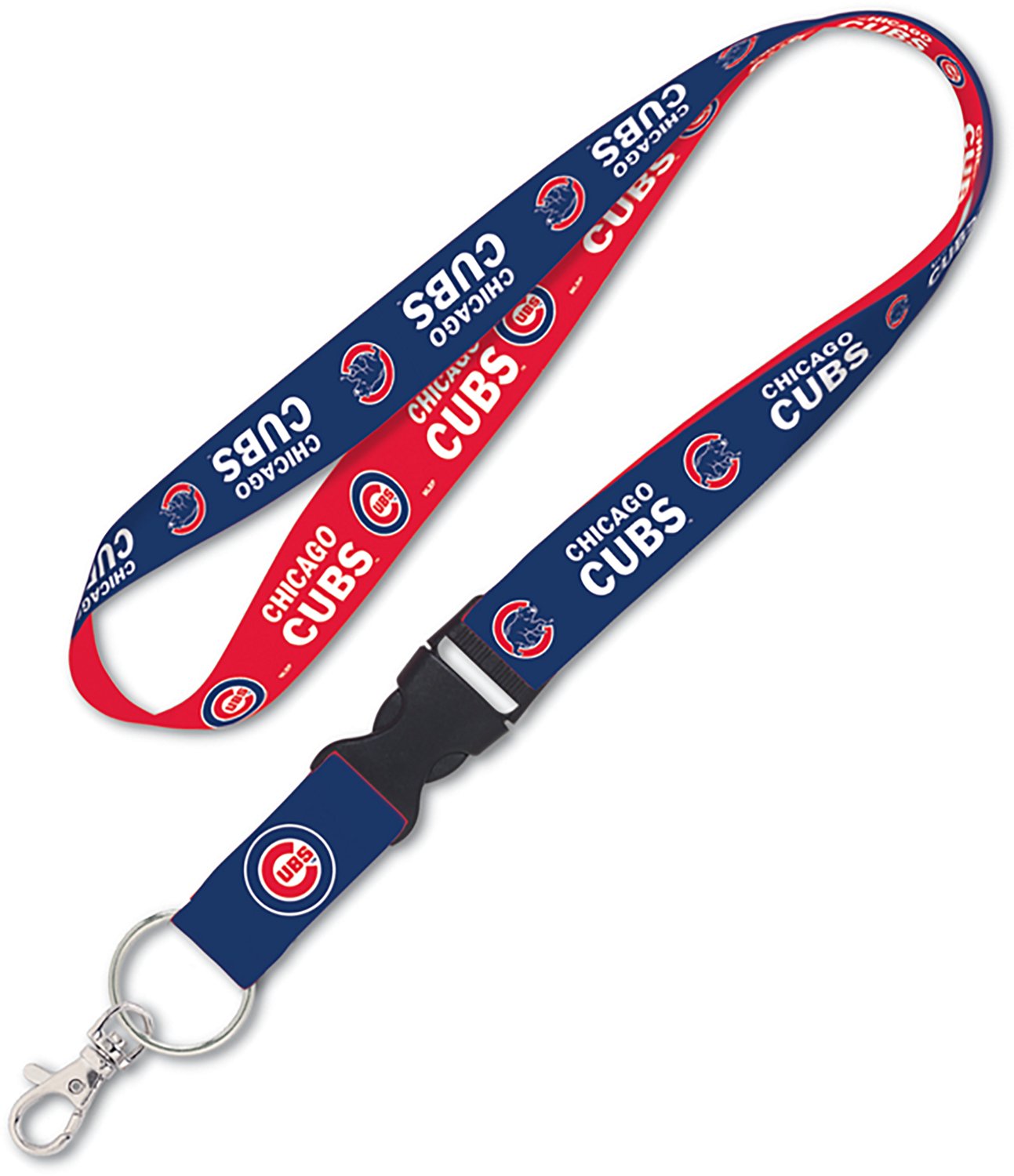 WinCraft Chicago Cubs 1 in Reversible Buckle Lanyard                                                                             - view number 1