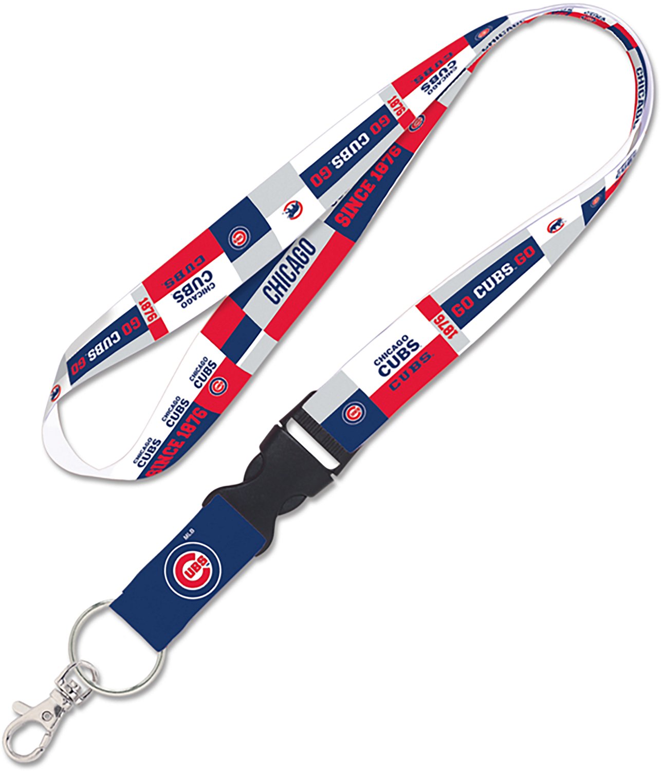WinCraft Chicago Cubs Colorblock Buckle Lanyard