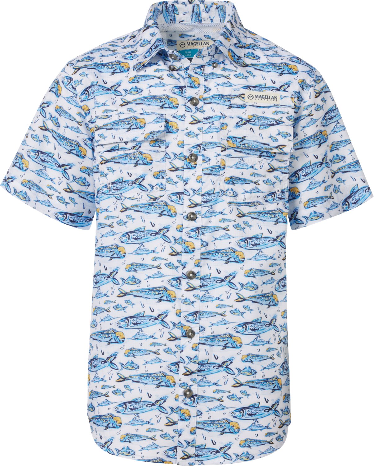 Magellan Outdoors Boys' Caddo Lake Print Fishing T-shirt - view number 1