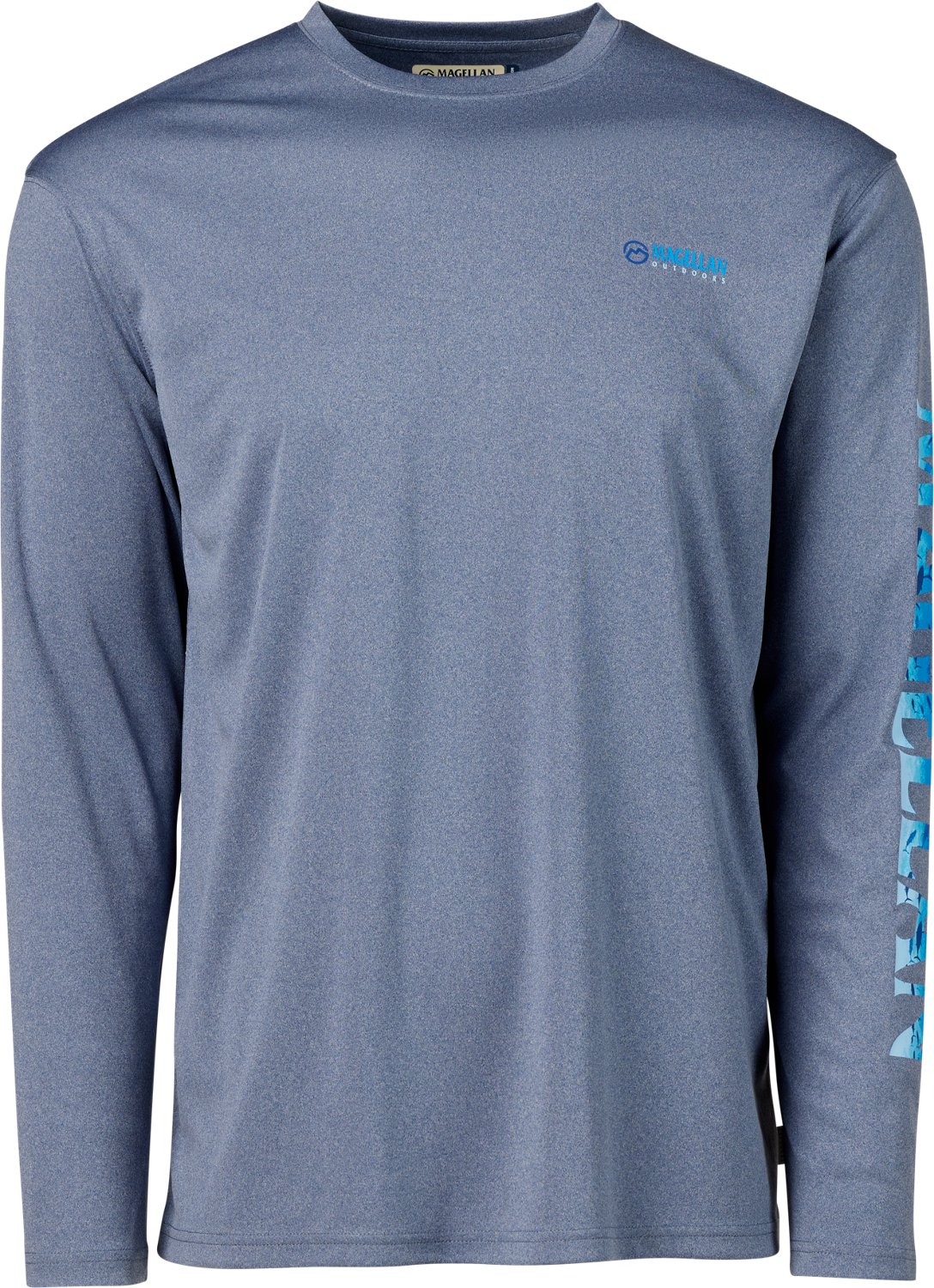 Magellan Outdoors Men's Casting Crew Long Sleeve T-shirt                                                                         - view number 5