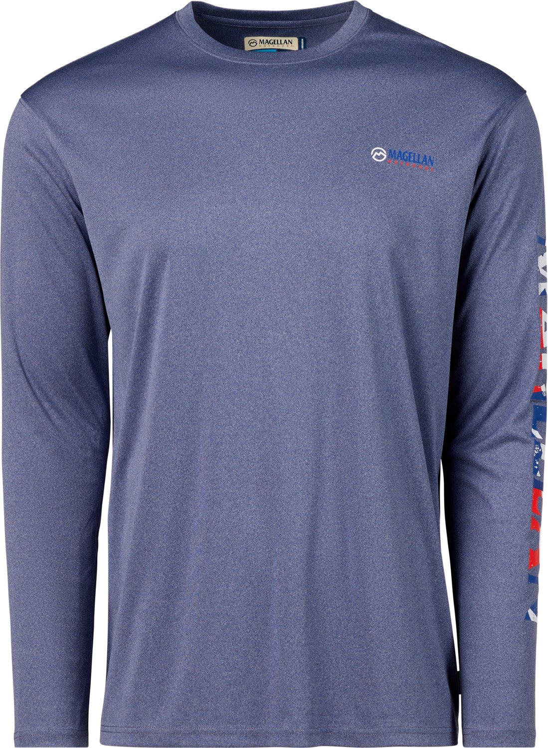 Magellan Outdoors Men's Casting Crew Long Sleeve T-shirt                                                                         - view number 3
