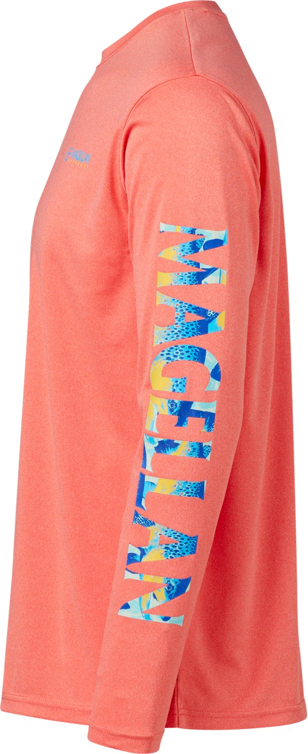 Magellan Outdoors Men's Casting Crew Long Sleeve T-shirt                                                                         - view number 7