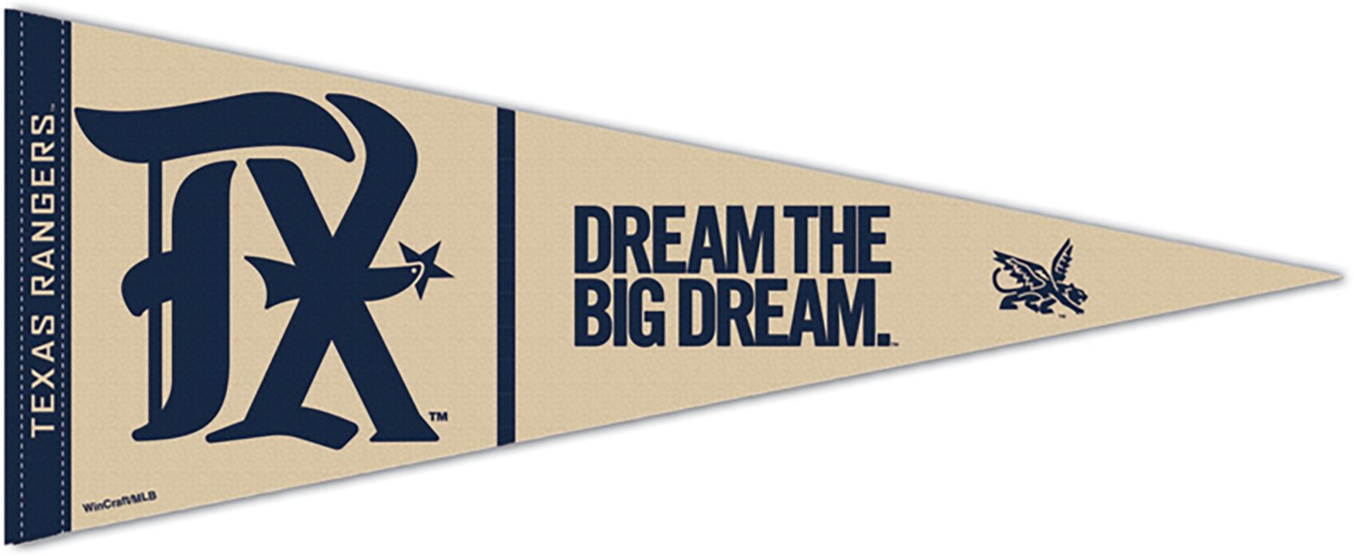WinCraft Texas Rangers City Connect Premium 12 in x 30 in Pennant