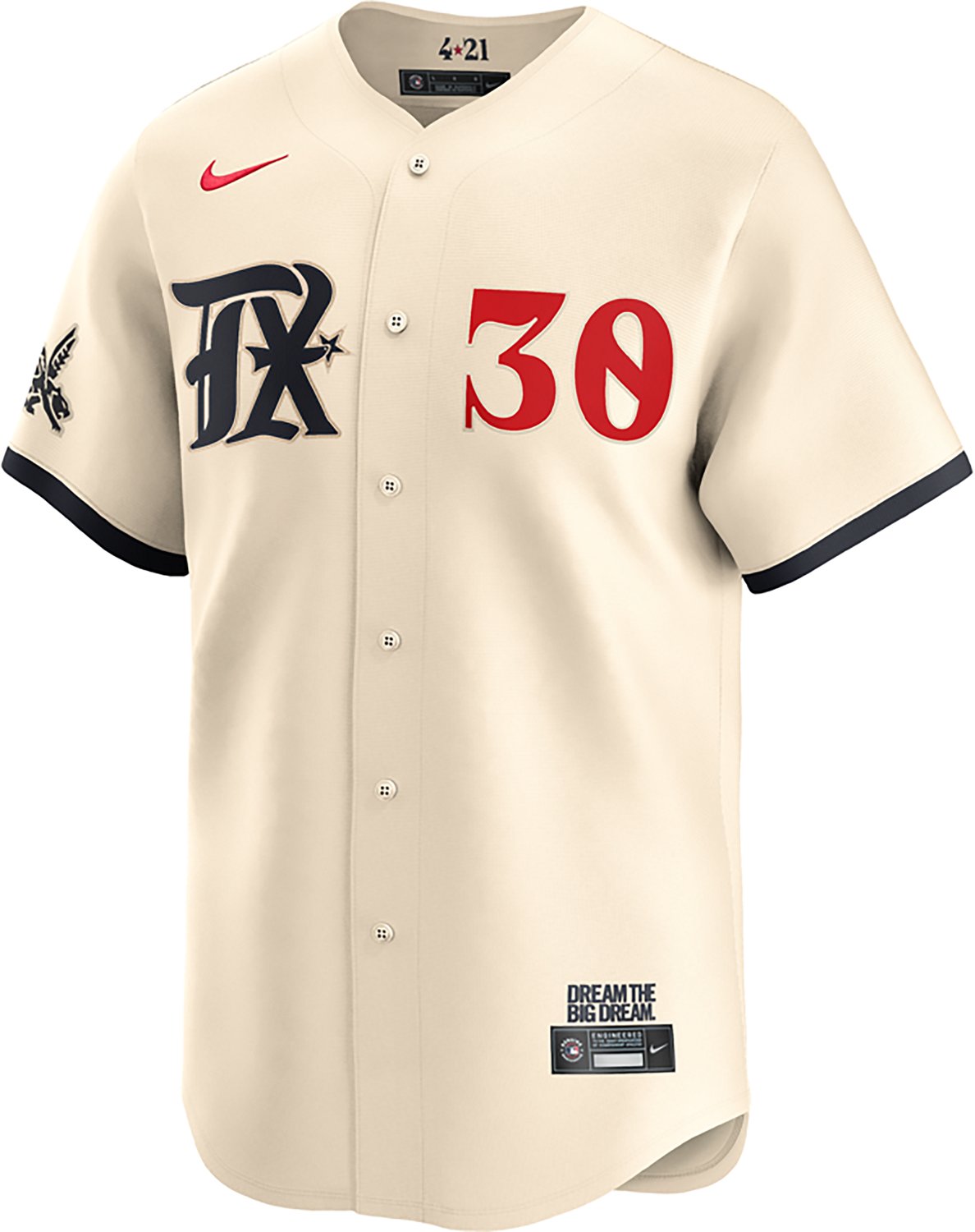 Nike Men's Texas Rangers Nathaniel Lowe 30 Limited City Connect Jersey                                                           - view number 2