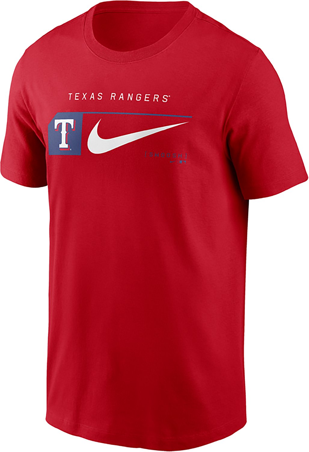 Nike Men’s Texas Rangers Team Swoosh Lockup Graphic T-shirt - view number 2