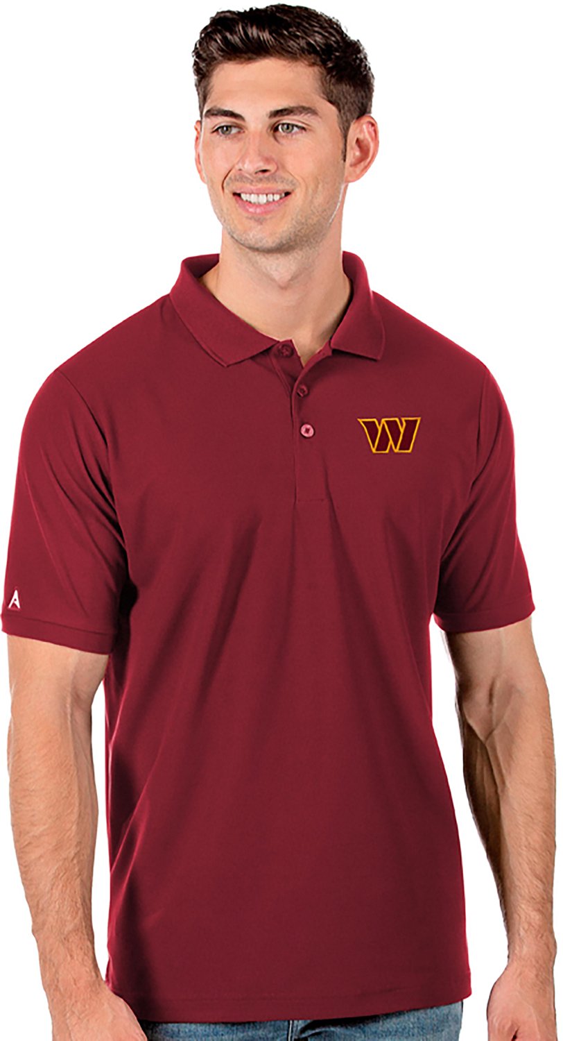 Antigua Men's Washington Commanders Legacy Pique Polo Shirt - view number 1